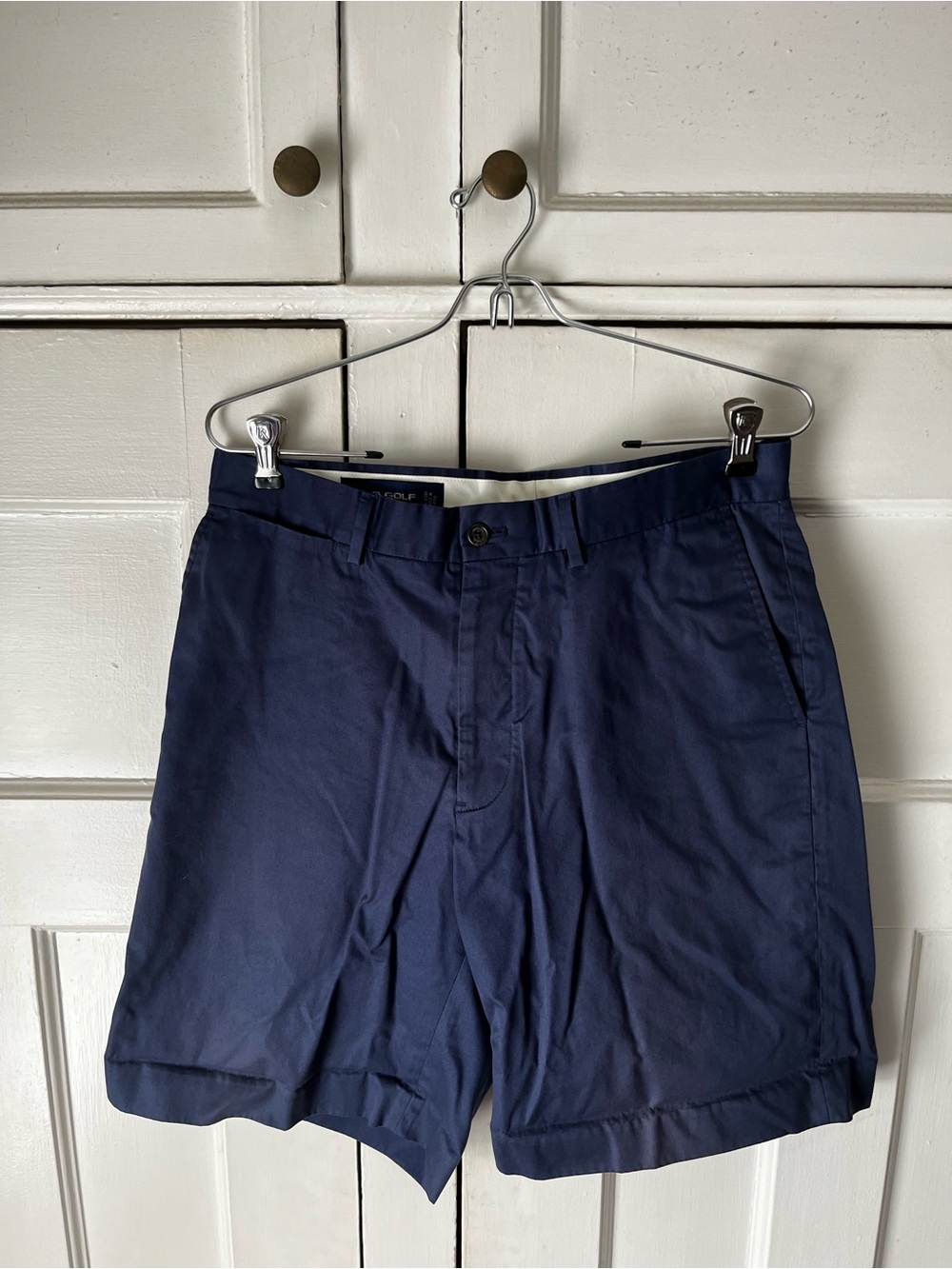 Polo Golf Shorts - Navy Flat Front - Men’s Size 33